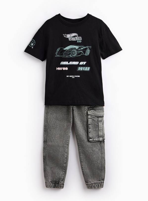 Hot Wheels T-Shirt & Jeans Set 8 years